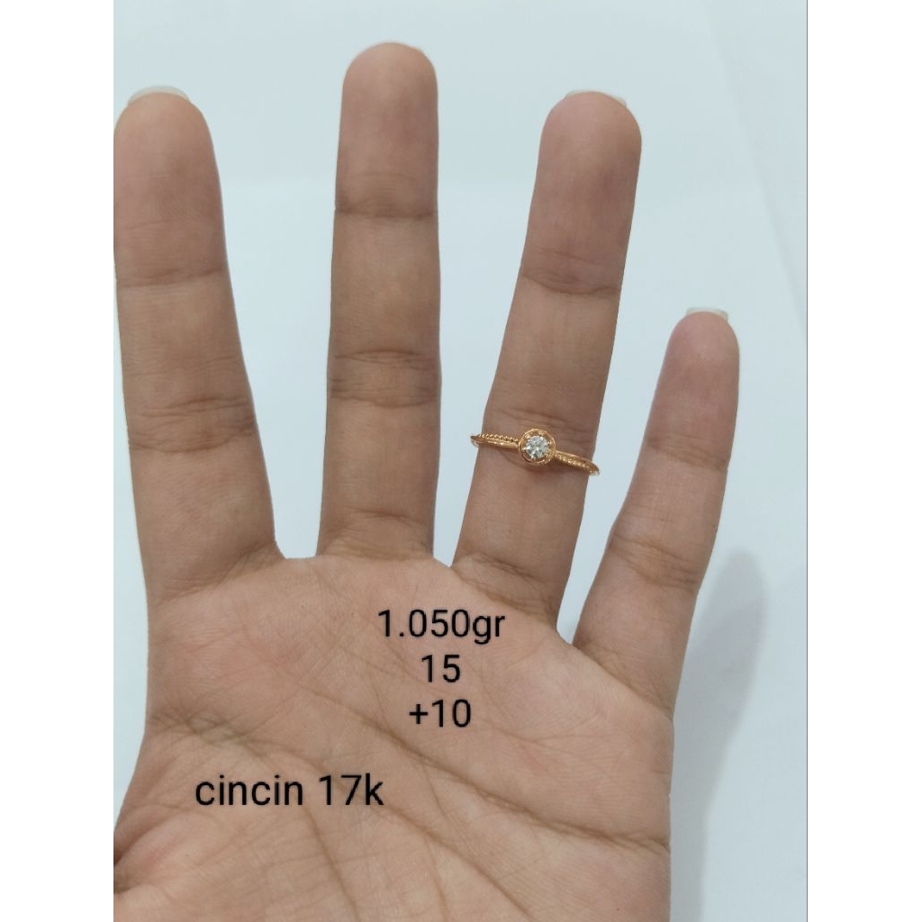 cincin emas 17 karat
