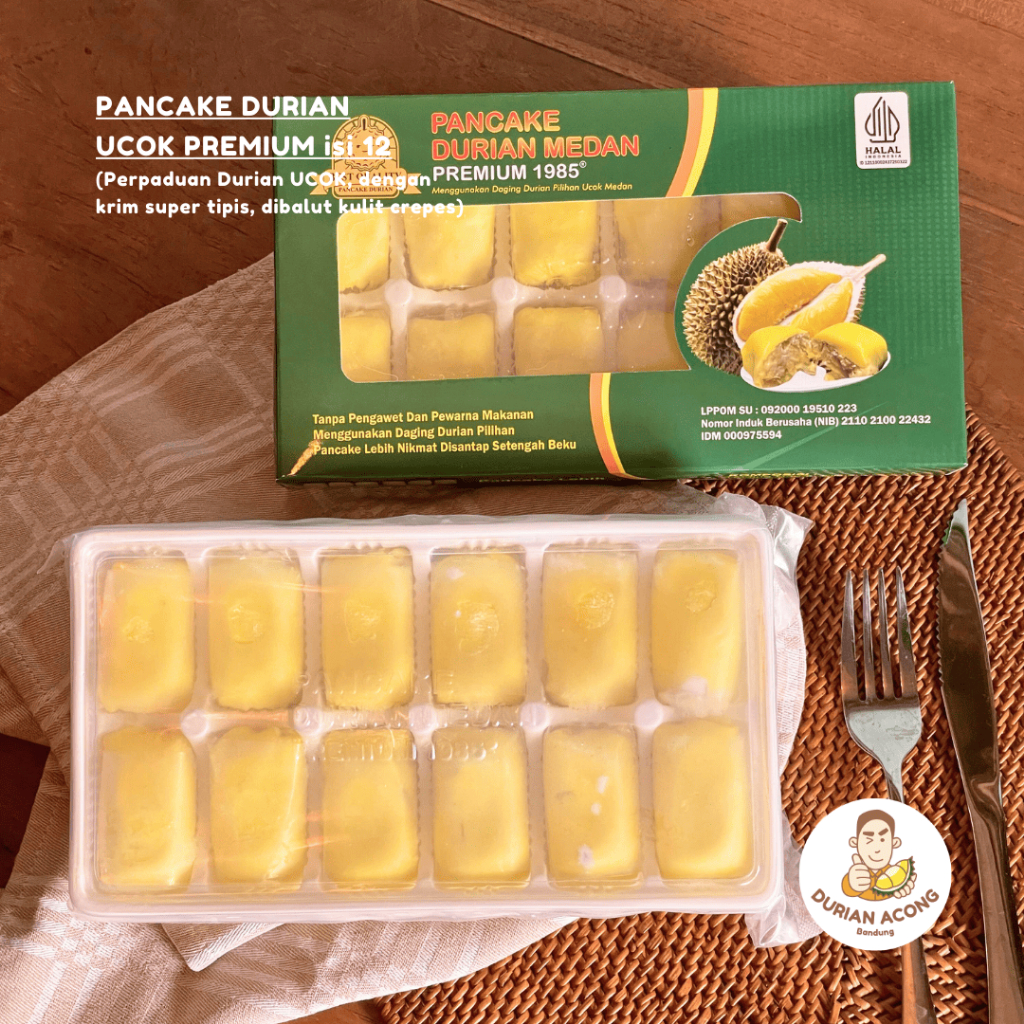 Pancake Durian UCOK PREMIUM isi 12 - Premium Ucok
