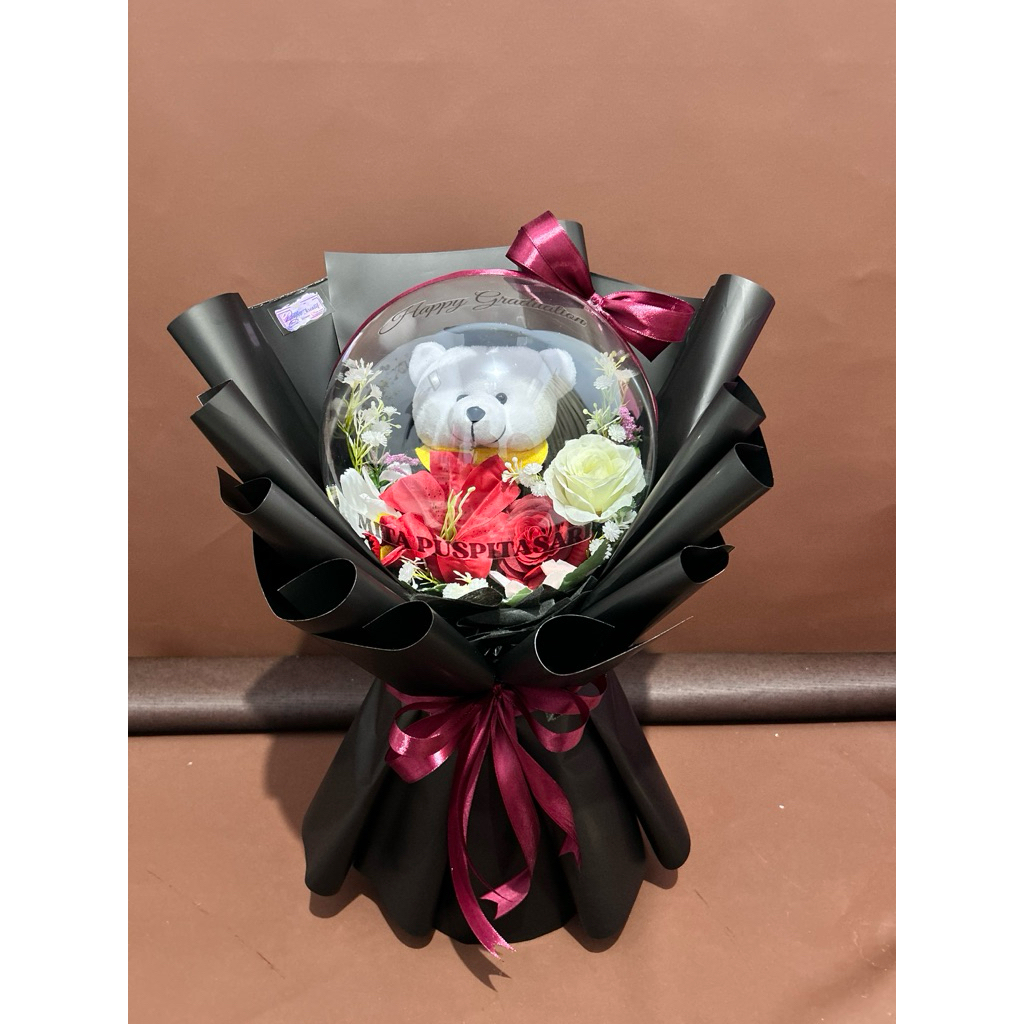 Buket Balon Akrilik anti kempes