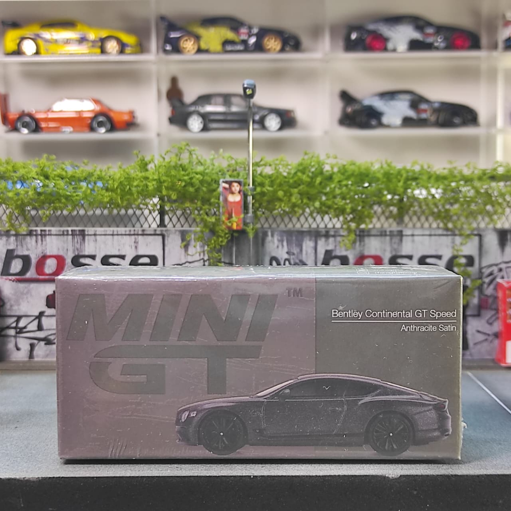 Mini GT 442 Bentley Continental GT Speed Anthracite Satin