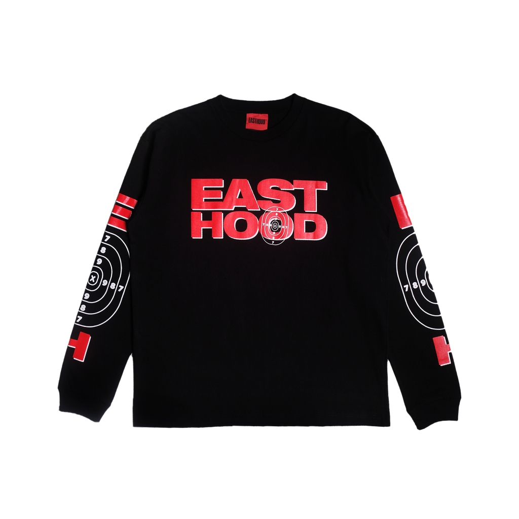 Easthood Term Kaos Lengan Panjang Hitam
