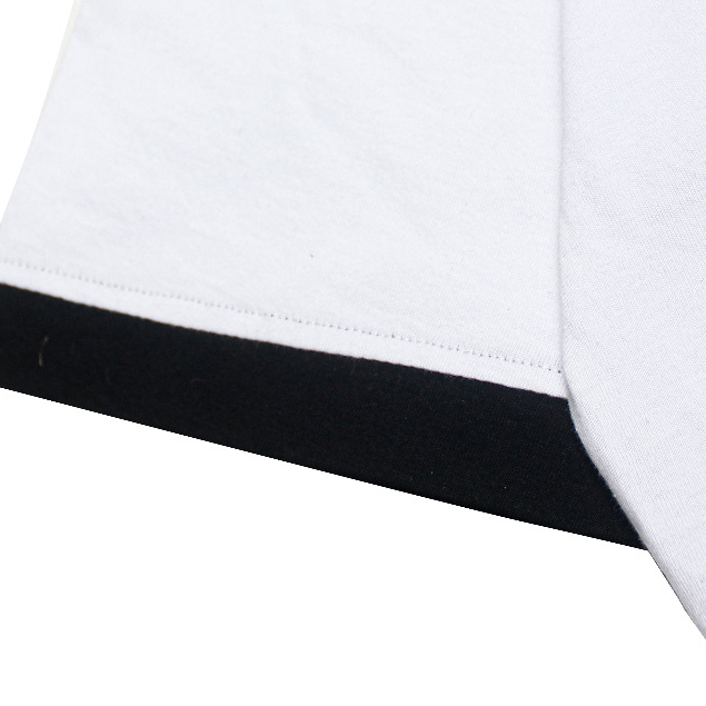Troy Company Polo Wangky Tshirt White Black Buzee - Kaos Kerah Putih Hitam WKD 3275