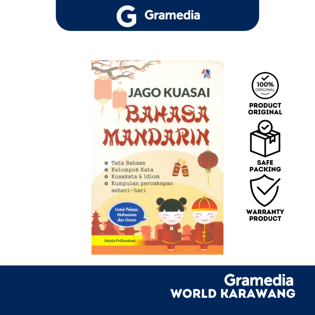 Gramedia Karawang - Buku Referensi - Jago Kuasai Bahasa Mandarin - Mutia Priliandani