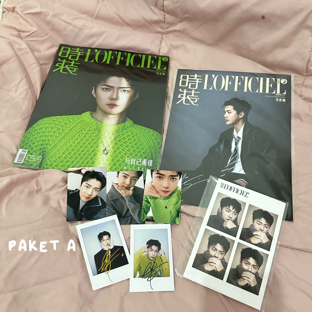 magazine / majalah spotlight x LOfficiel SEHUN EXO READY STOCK SEALED