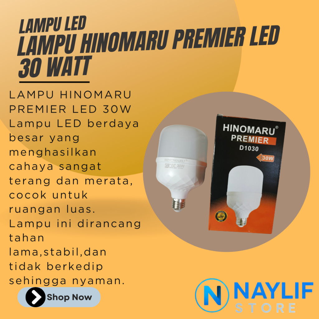 LAMPU HINOMARU LED PREMIER 30WATT