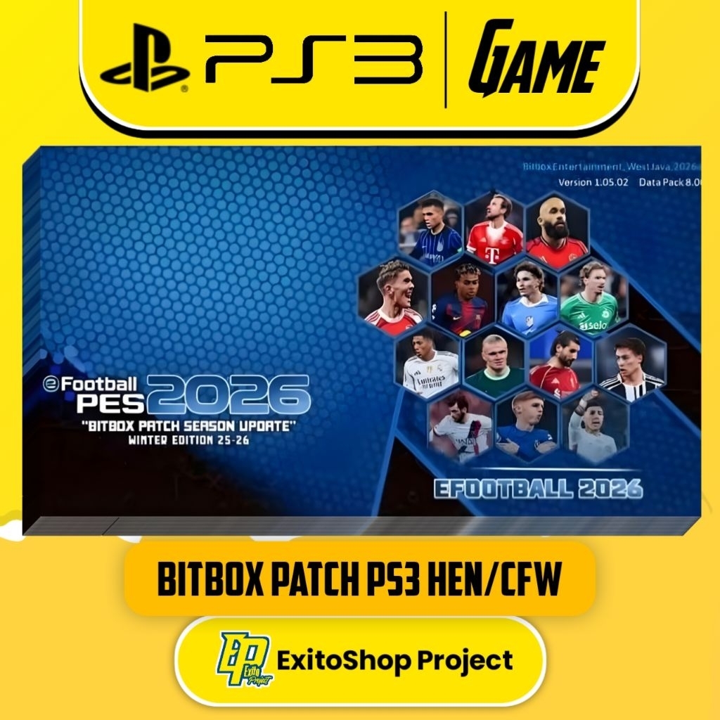 BITBOX PES 2026 PS3 HEN/CFW UPDATE MARET 2026 TERBARU