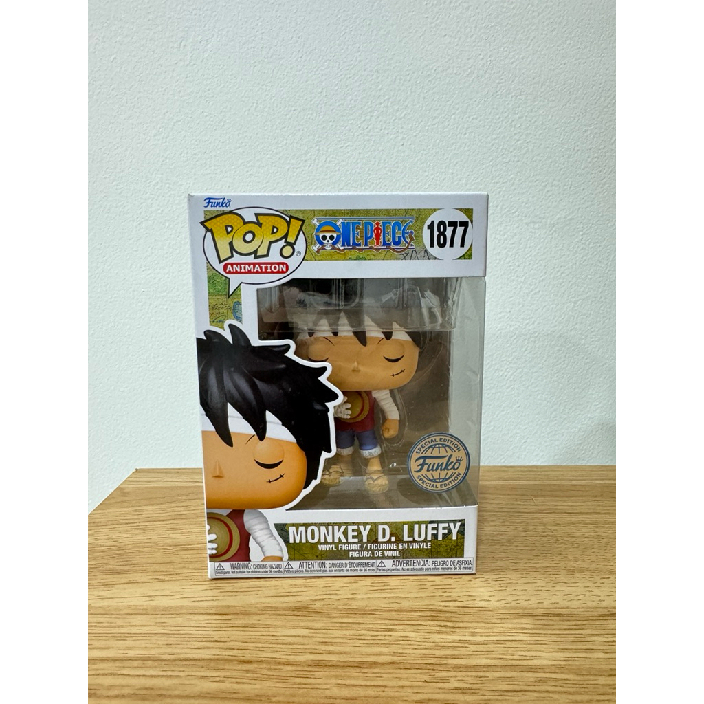 FUNKO POP ANIMATION MONKEY D LUFFY TRAFALGAR LAW ONE PIECE
