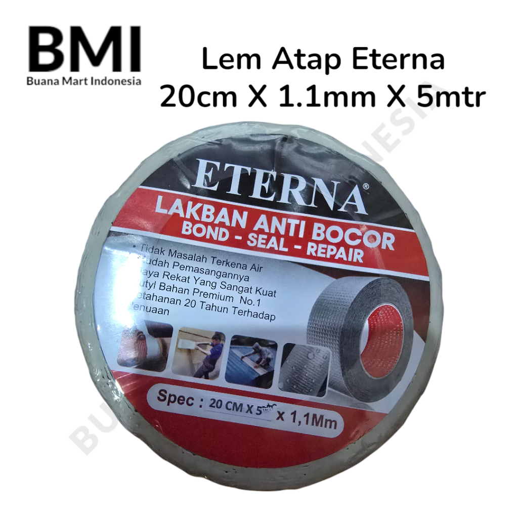 Lem Atap Eterna | Lem Seng | Lem Talang | Penambal Genteng Anti Bocor | Lakban Anti Bocor (1PC)