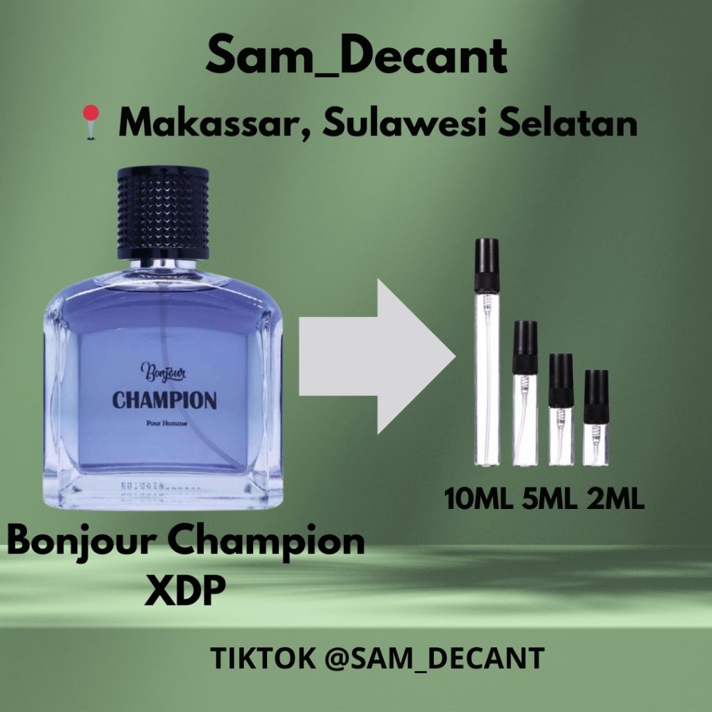 Decant Bonjour Champion Extrait De Parfum
