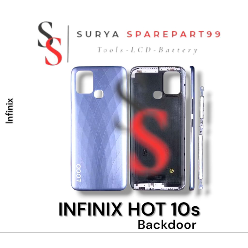 BACKDOOR BACKOVER INFINIX HOT 10s ORIGINAL