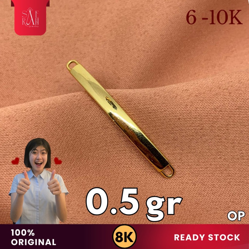 Liontin Emas Gelang Tali 8K - Toko Emas Saerah - 0.5 Gram 122