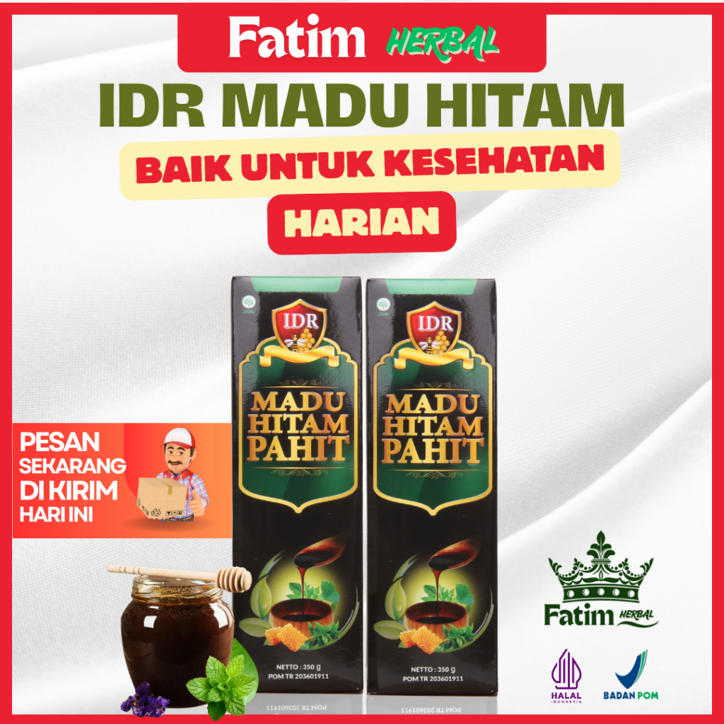 Idr Madu Hitam Pahit Premium Propolis Original 100% Asli Obat Kesehatan Untuk Stamina Tubuh