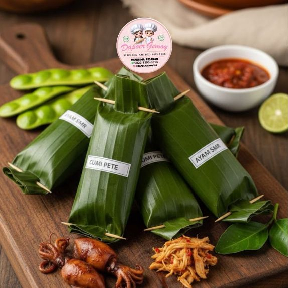 Nasi Bakar Uduk Ayam Kemangi Ikan Tongkol Cue Cakalang Suwir Cumi Pete Pedas Pedes Spesial khas Dapo