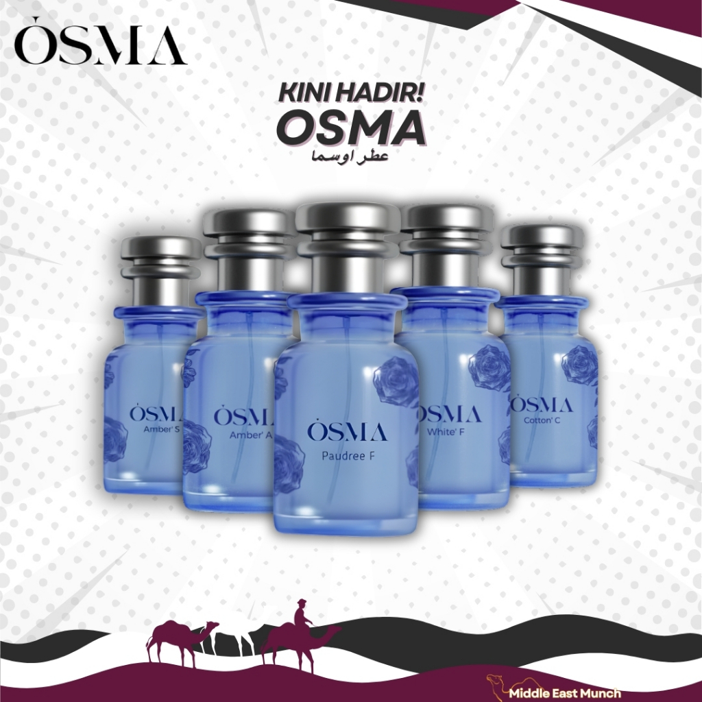 Parfum OSMA Original Full Size – Amber S / Paudree F / White F / Cotton C