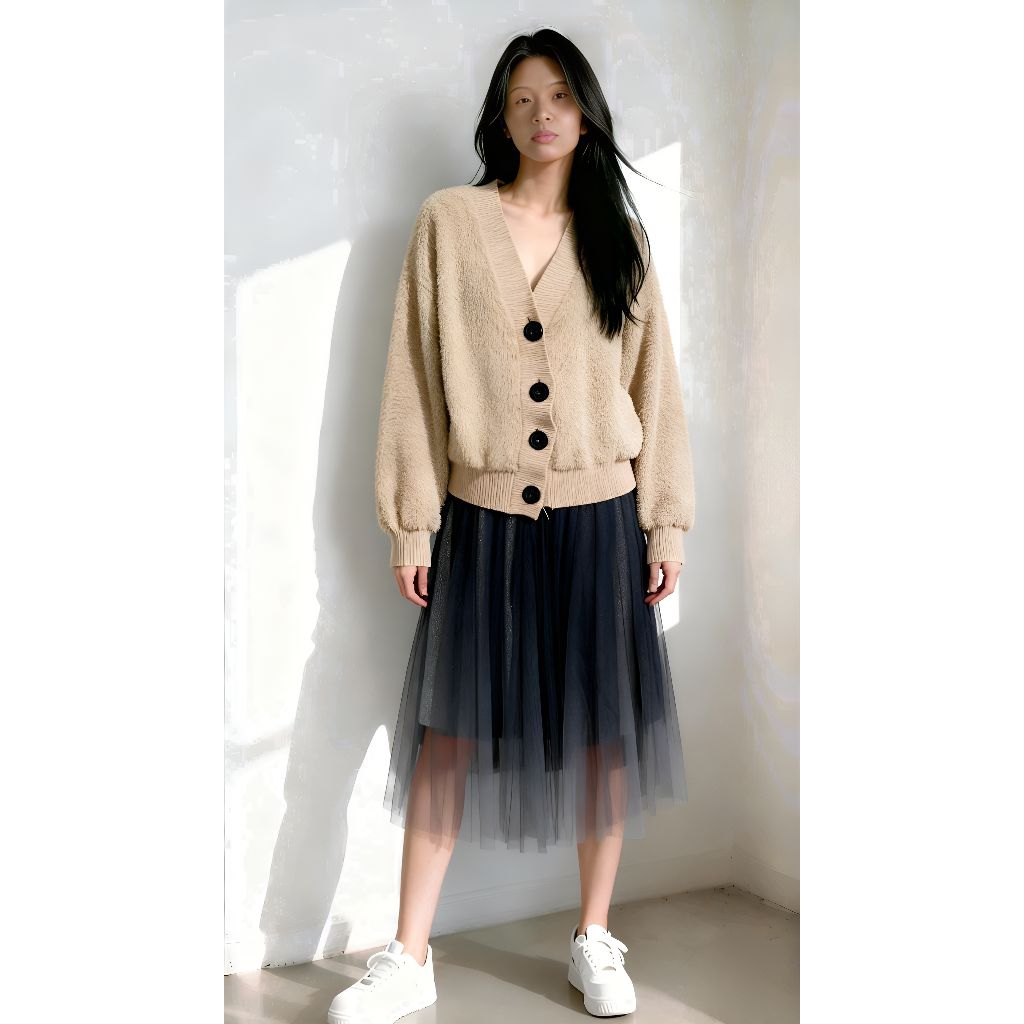 W CLOSET BRAND CARDIGAN RAJUT BULU