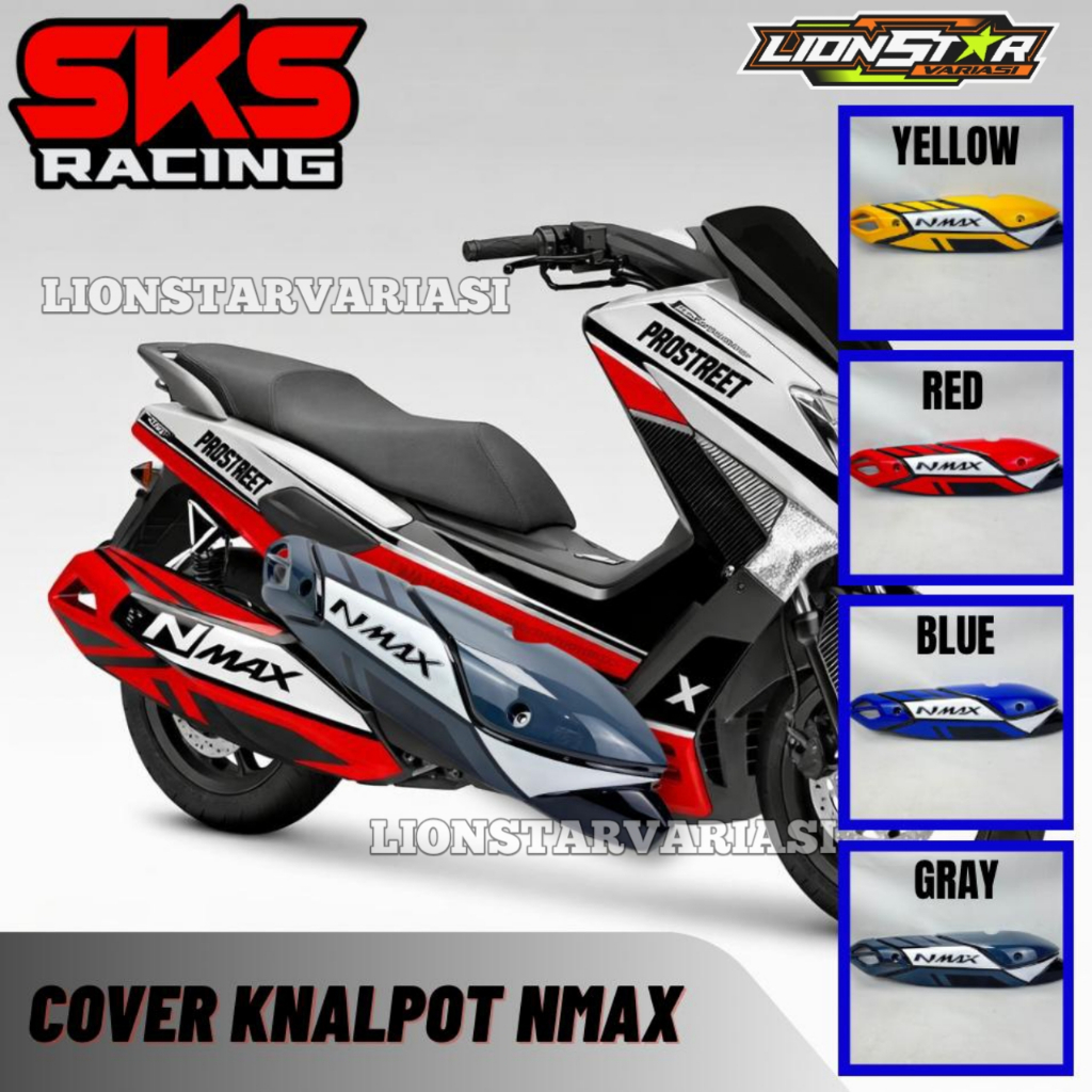 Cover Knalpot Yamaha Nmax New Custom Variasi Warna Tameng Pelindung Knalpot Nmax Neo Turbo Nmax New