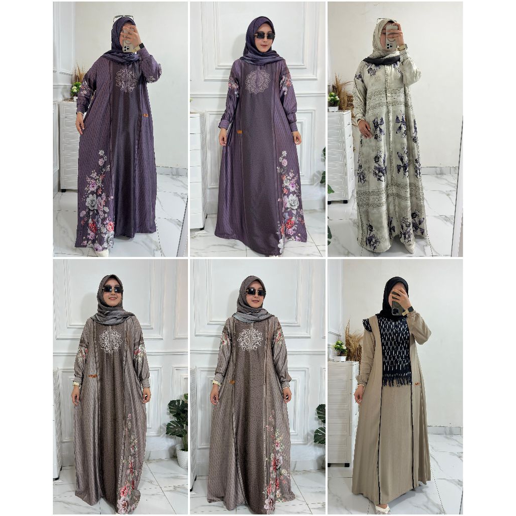 dress gamis Nafis fashion terbaru