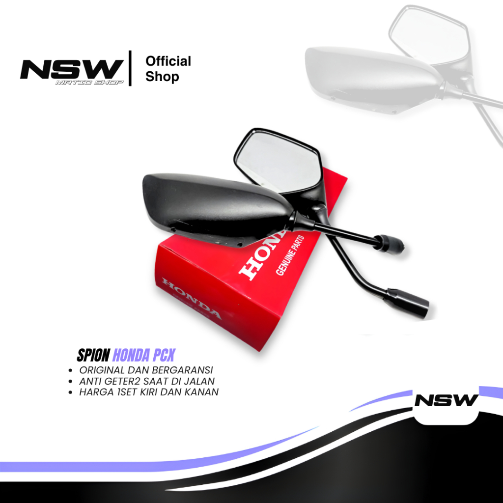 SPION PCX TANGKAI PANJANG ORIGINAL HONDA SPION PCX 150 160 VARIASI KUALITAS TERBAIK UNIVERSAL MOTOR