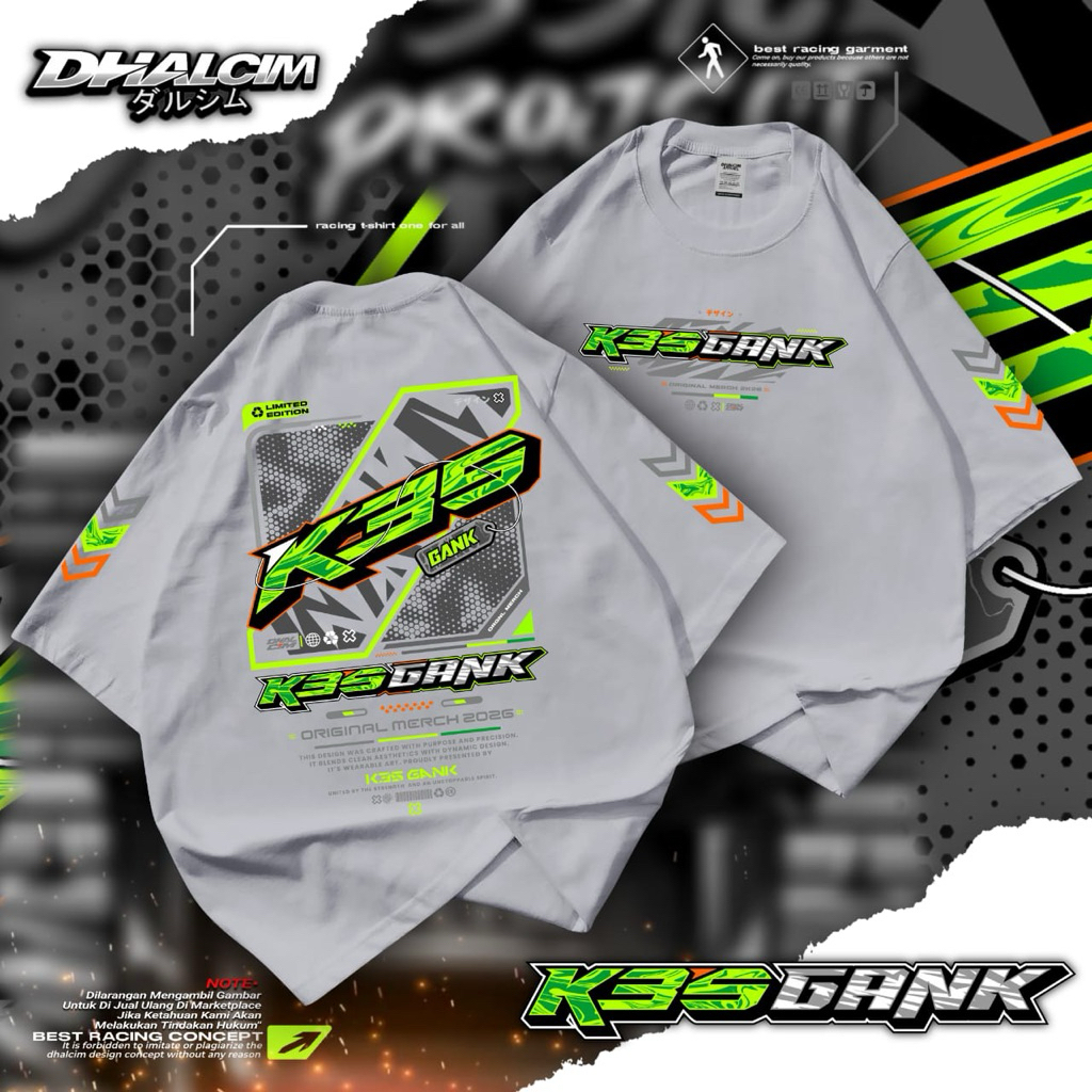 KAOS DISTRO K35 VARIO 150 125 GENERASI PERTAMA FUL DESAIN, KAOS K35 VARIO, KAOS DISTRO K35 RACE, KAO