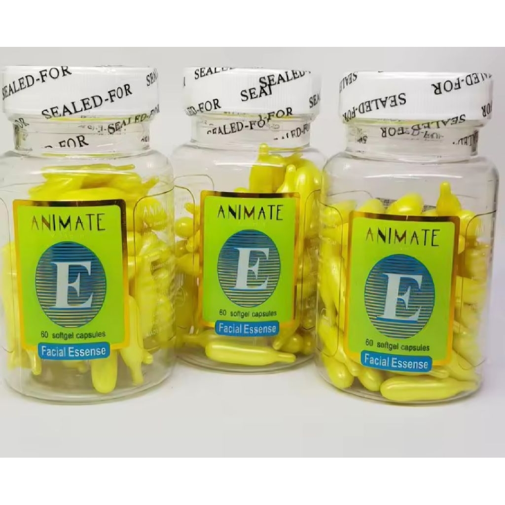 [60pcs] Serum Animate Vitamin E / Animate Vitamin E Facial Essence