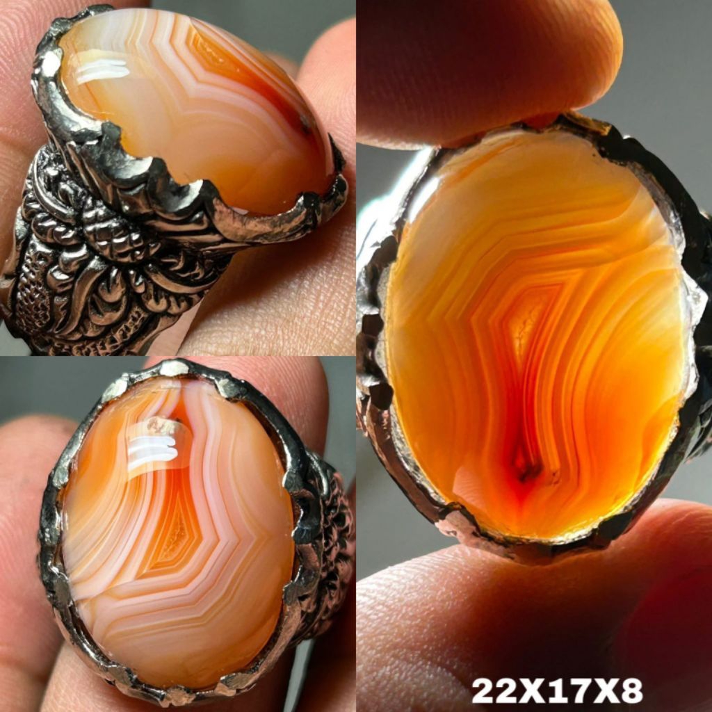 NATURAL CINCIN BATU AKIK YAMAN PAMOR BUNGKAM