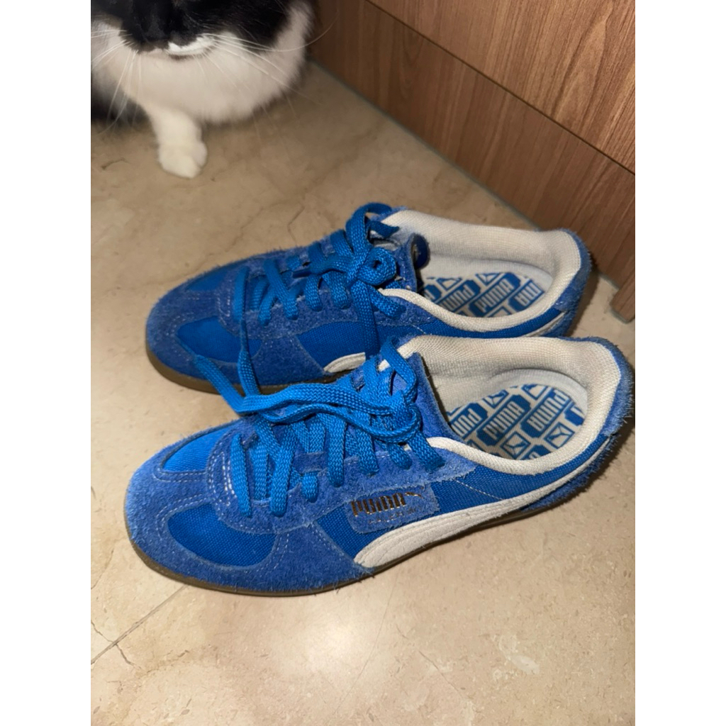 ORIGINAL PUMA PALERMO SUEDE VINTAGE BLUE COBALT