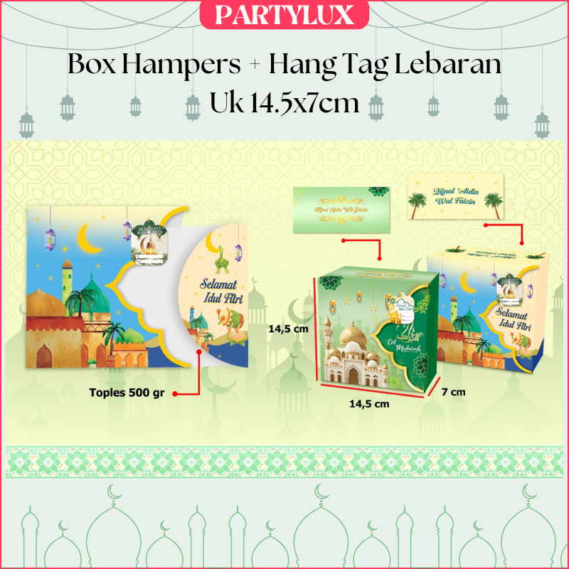 Box Parcel Idul Fitri / Tas Hampers Lebaran Kue Kering / Paper Bag Murah