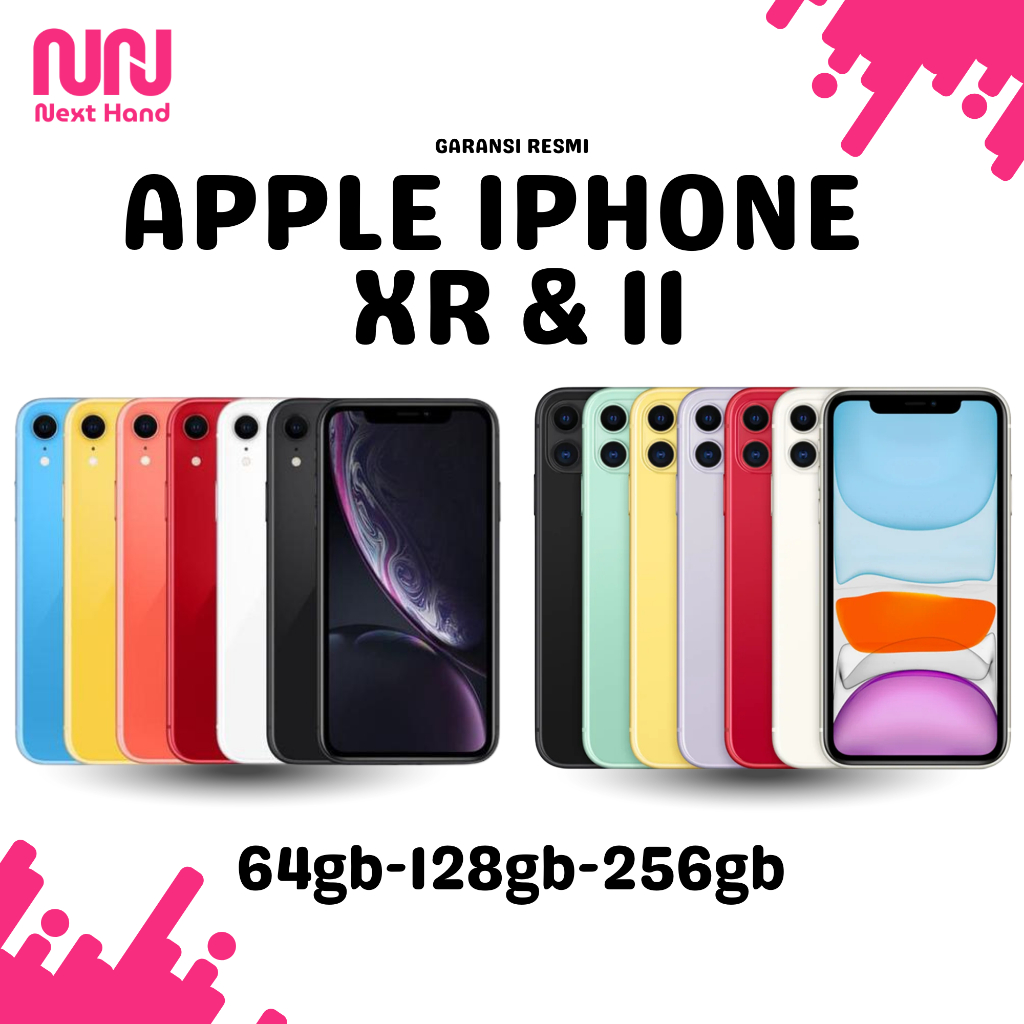 IBOX | iPhone Xr 11 64gb 128gb 256gb Bergaransi Resmi