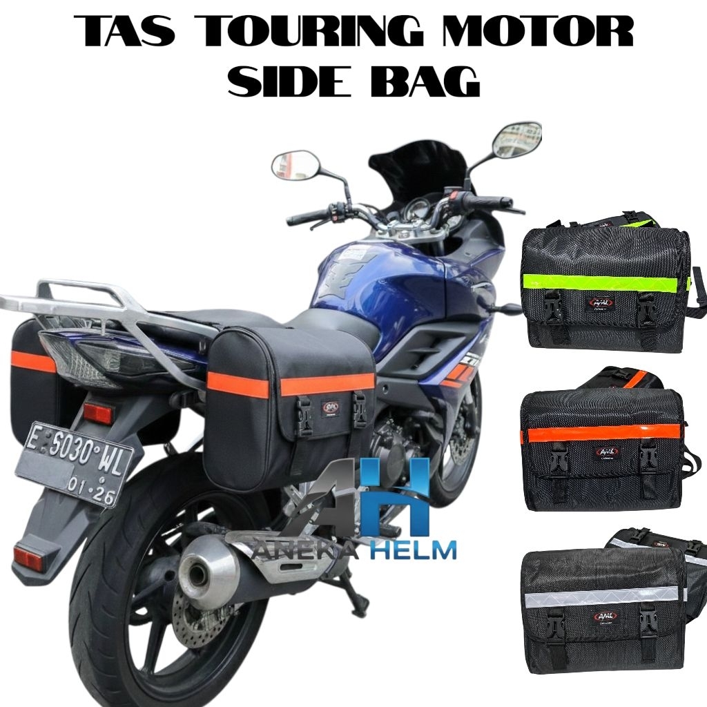 side bag tas motor multifungsi | box motor touring waterproof