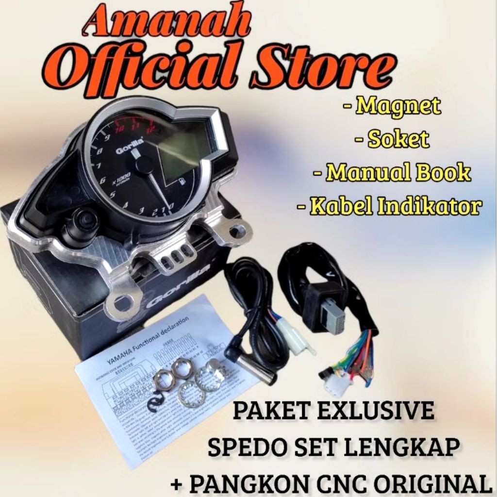 Speedometer digital new Vixion lightning RX 1 RX 2 rpm bensin spido bulat cb100 rx king japstyle caf