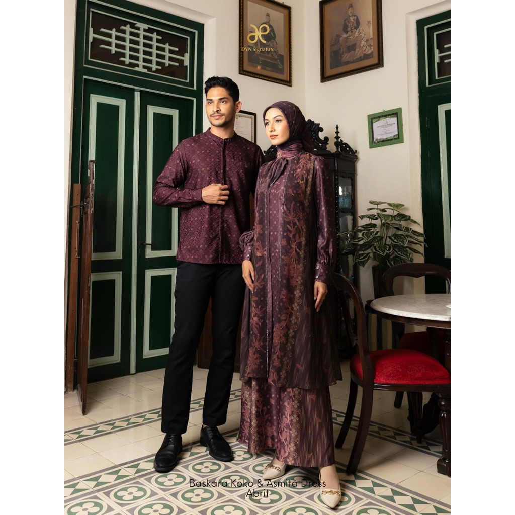 DYN CLOTHINGLINE - Asmita Dress | Baskara Koko Kinanti Series [FREE SCARF]