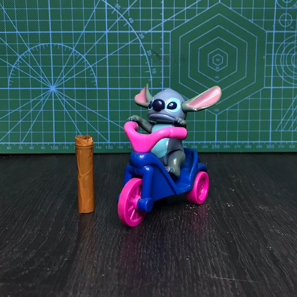 Stitch Tricycle Figure Disney 2002 Vintage Rare [PRELOVED]