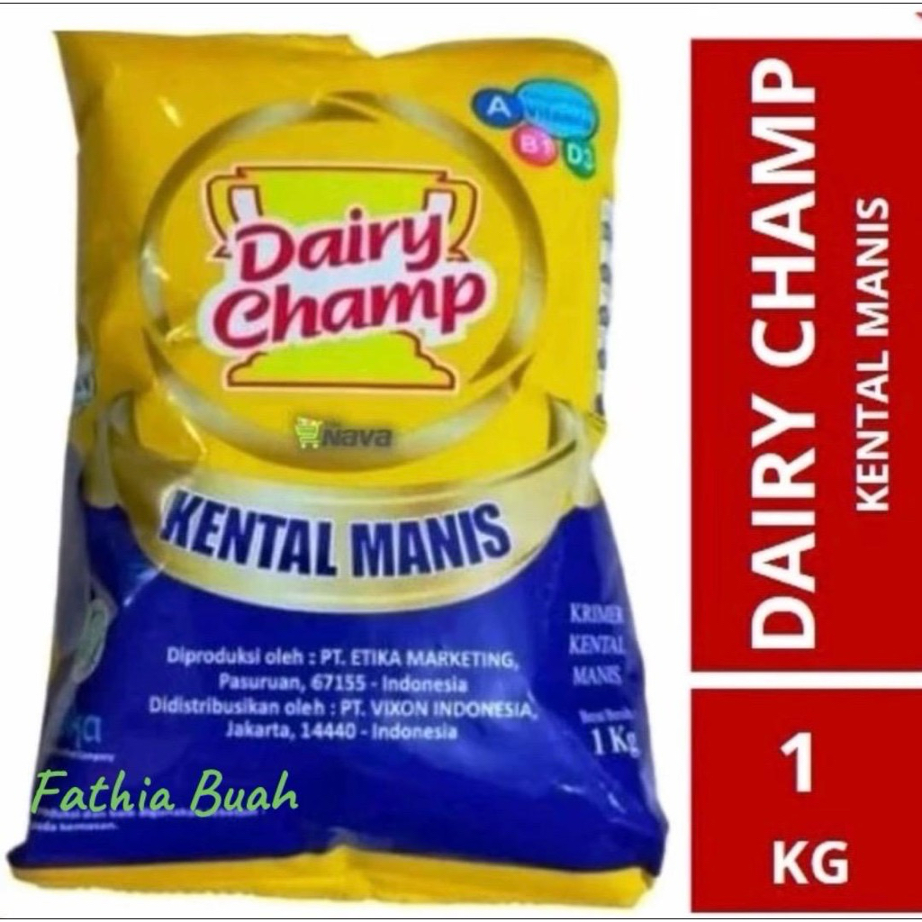 Susu Krimer Kental Manis SKM Dairy Champ Bantal 1kg