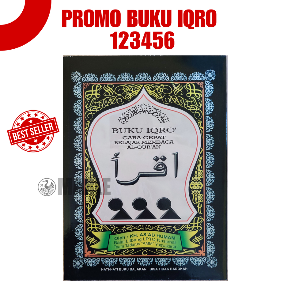 PROMO IQRO - BUKU IQRO JILID 123456 ORIGINAL GROSIR - BESTSELLER