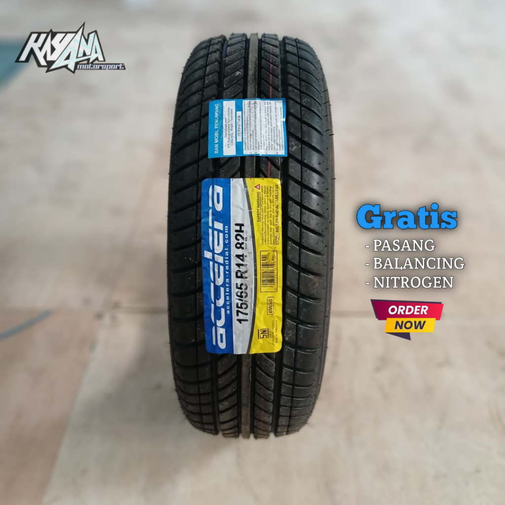 Ban Tubles Standart Untuk Agya Brio Sigra 175 65 R14 Accelera-Accelera Ban Mobil Standar Murah