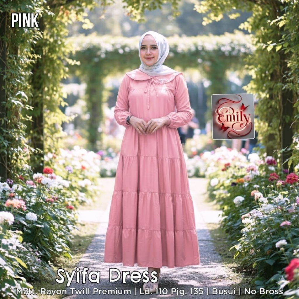 READY SYIFA DRESS MAXI NEW BEST SELLER