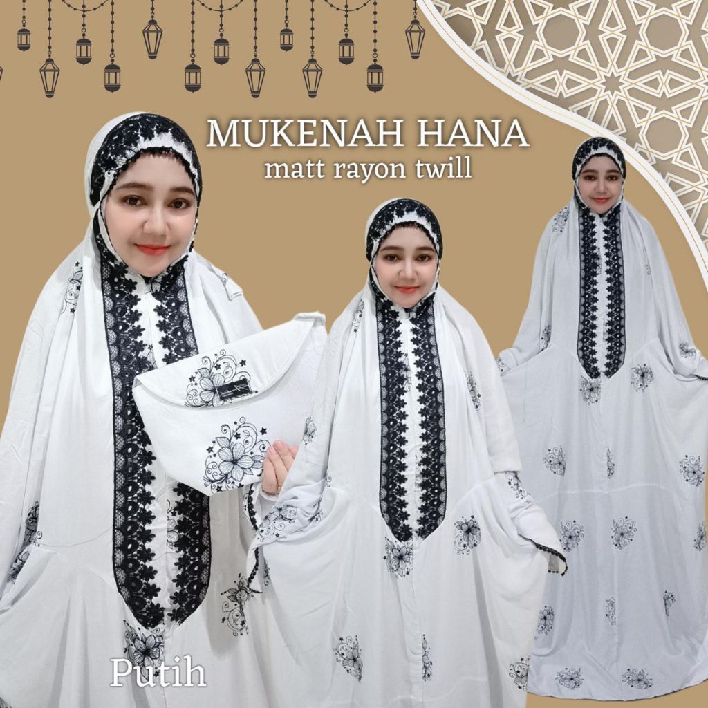MUKENAH HANA || Rayon Twill [Dewasa]