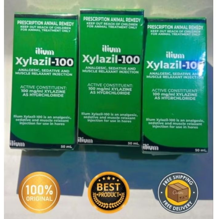 XYLAZIL-100 ILIUM ASLI ORIGINAL UNTUK HEWAN TERNAK