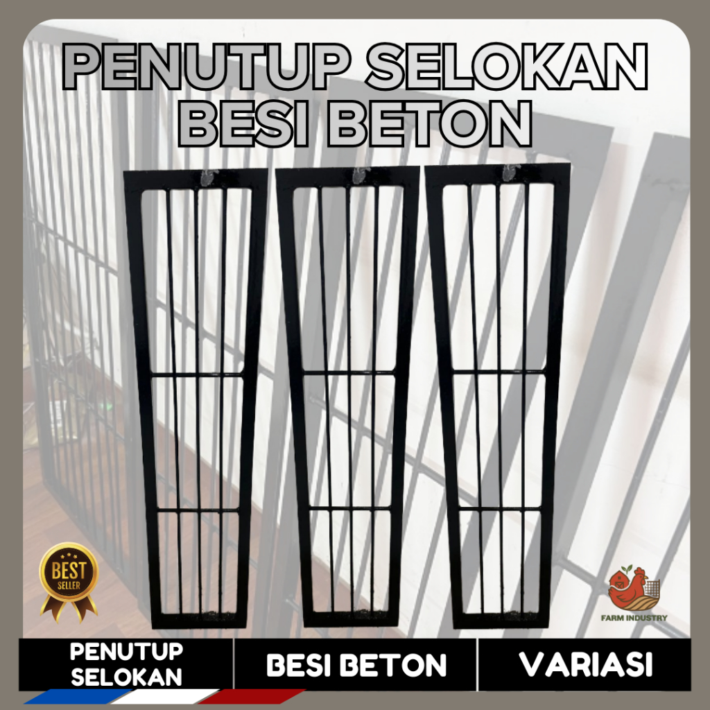 Penutup Selokan / Tutup GOT Besi Beton | Best Quality & Best Seller
