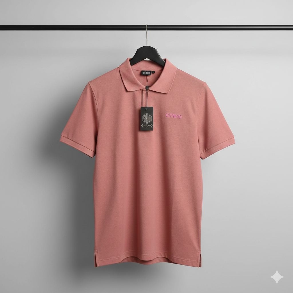 Tshirt Kaos Polo GHAMO Original Distro Lokal Brand Polo Kerah Tangan Pendek