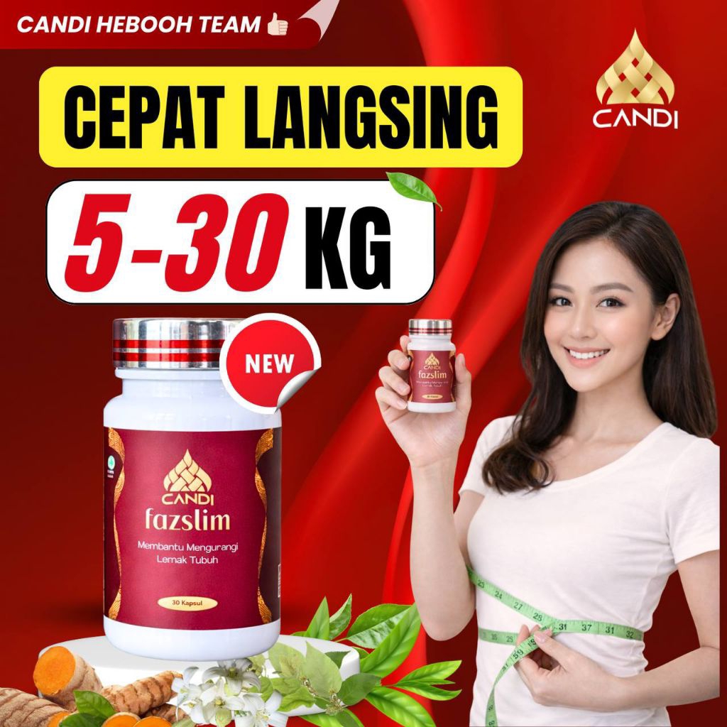 Candi Fazs slim  Obat Diet Pelangsing Badan Penurun Berat Badan Jamu Pelangsing Herbal By candi beau
