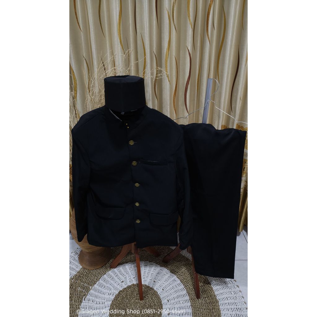 Beskap Basofi Hitam Bapak ; Basofi Besan ; Beskap Bapak Besan