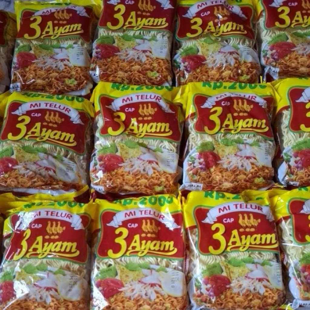 Mie Telur cap 3 ayam || mie Kuning Mie cap 3 ayam Mie kering
