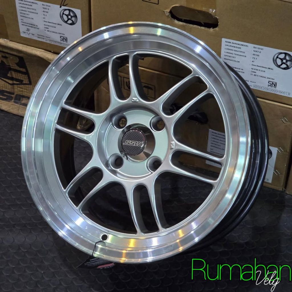 velg enkei rpf1 ssw original Thailand ring 15 lebar 7 et 41 velg mobil r15 velg racing agya ayla swi