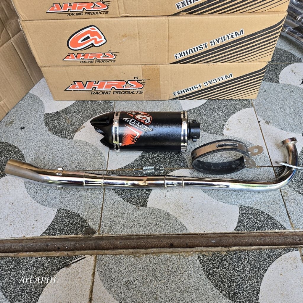 PROMO knalpot AHRS trioval chrome original JUPITER Z1 FI INJEKSI