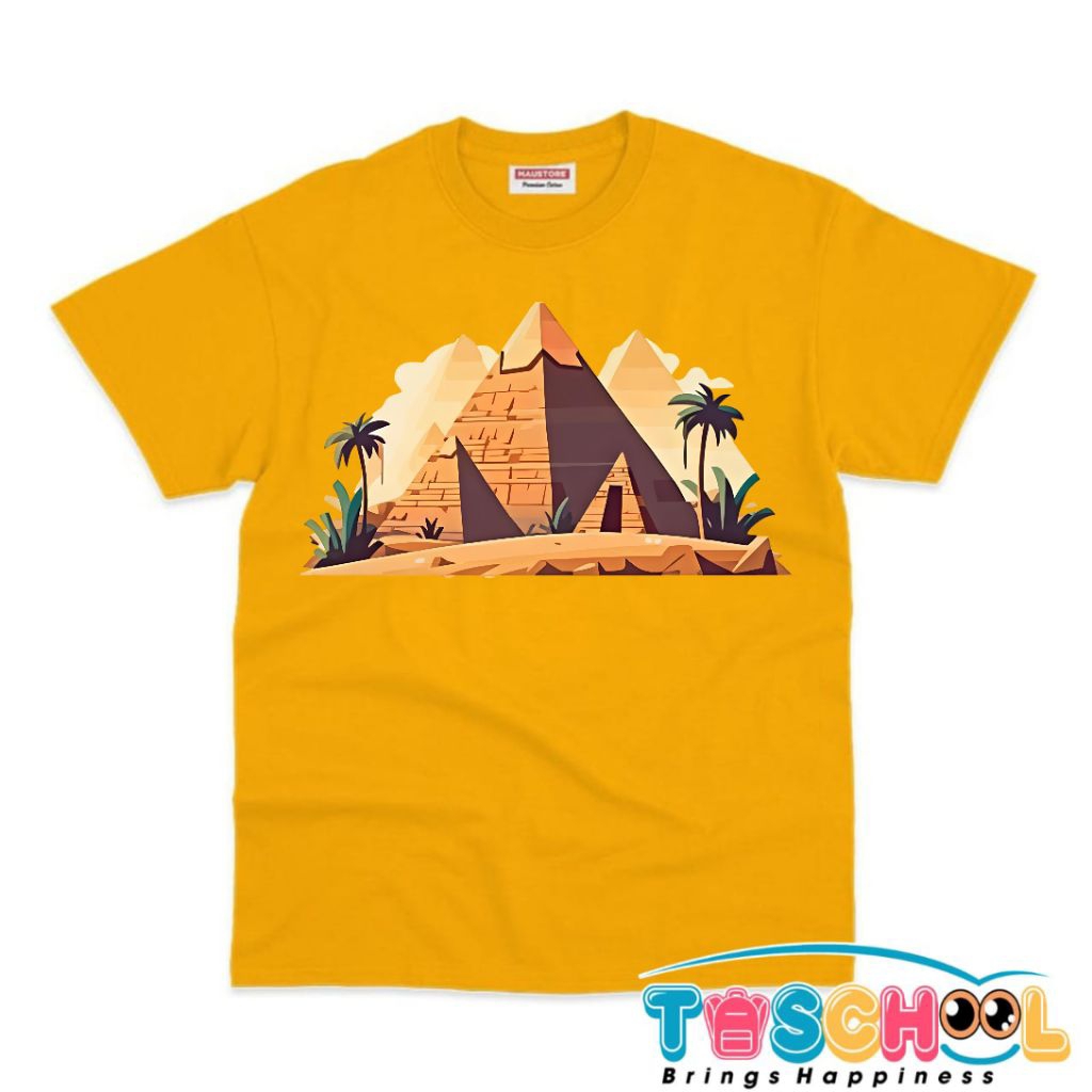 BAJU ANAK KAOS ANAK PIRAMIDA MESIR