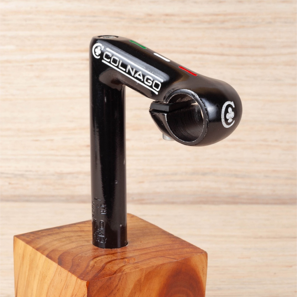 COLNAGO ITM STEM QUILL PANTO ITALIA TRICOLORE VINTAGE 70 mm black insert 22mm/ 25.5/26mm clamp