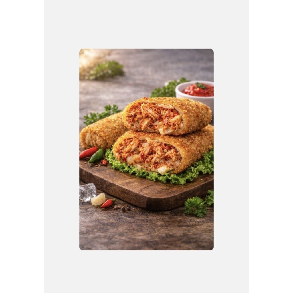 Frozen Risoles Tuna Mayo Pedas Jumbo