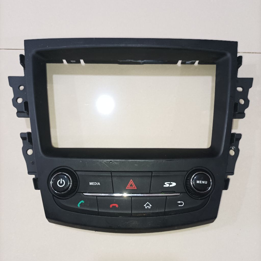 FRAME TAPE UNIT PANEL AUDIO MOBIL WULING CONFERO ORIGINAL (LAYAR 8 INCHI)