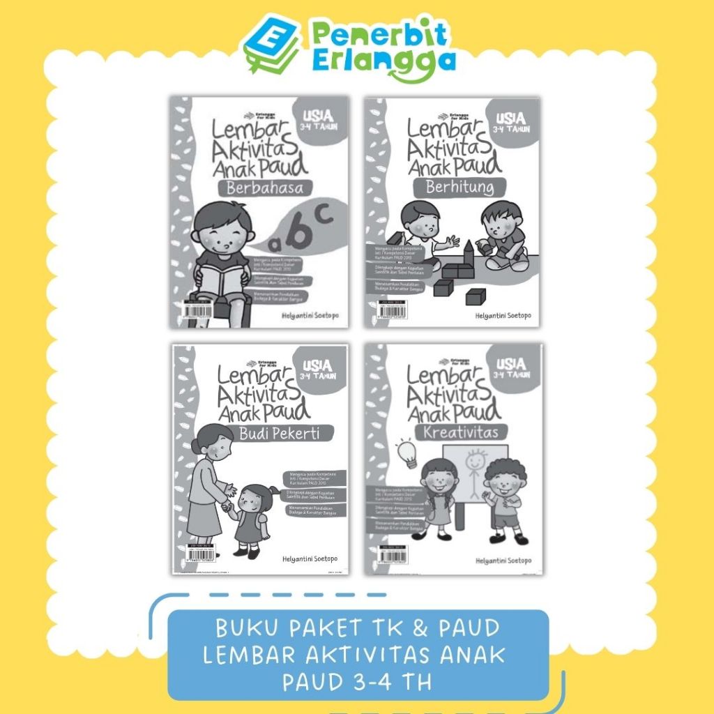 [Erlangga] Lembar Aktivitas Paud Erlangga : Lembar Aktivitas - Erlangga For Kids
